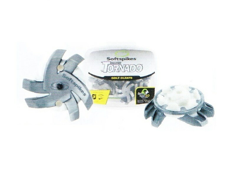 芝をガッチリ掴む ゴルフシューズ 交換鋲シルバートルネード FT3.0用ゴルフ ソフトスパイク鋲 18個【メール便選択可能】【RCP】