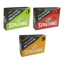 ゴルフボール 2ピース SPALDING マットカラーボールメンズ12個【RCP】