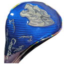 ゴルフ ヘッドカバー スマイルエージェント トラ タイガードライバー用,フェアウェイ、ユーティリティー兼用かっこいい 刺繍 エナメル 撥水 合成皮革贈答品 プレ...