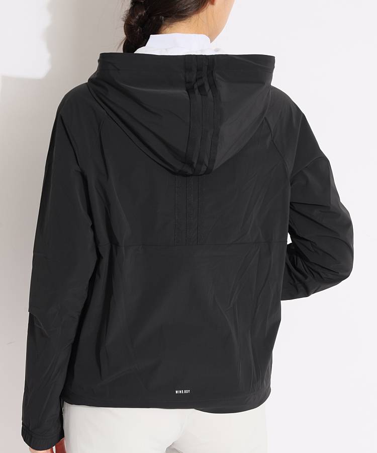 【セール品】 アディダスゴルフ 防風撥水ハーフジップパーカー ゴルフウェア レディース 秋冬 ゴルフ女子 CURUCURU