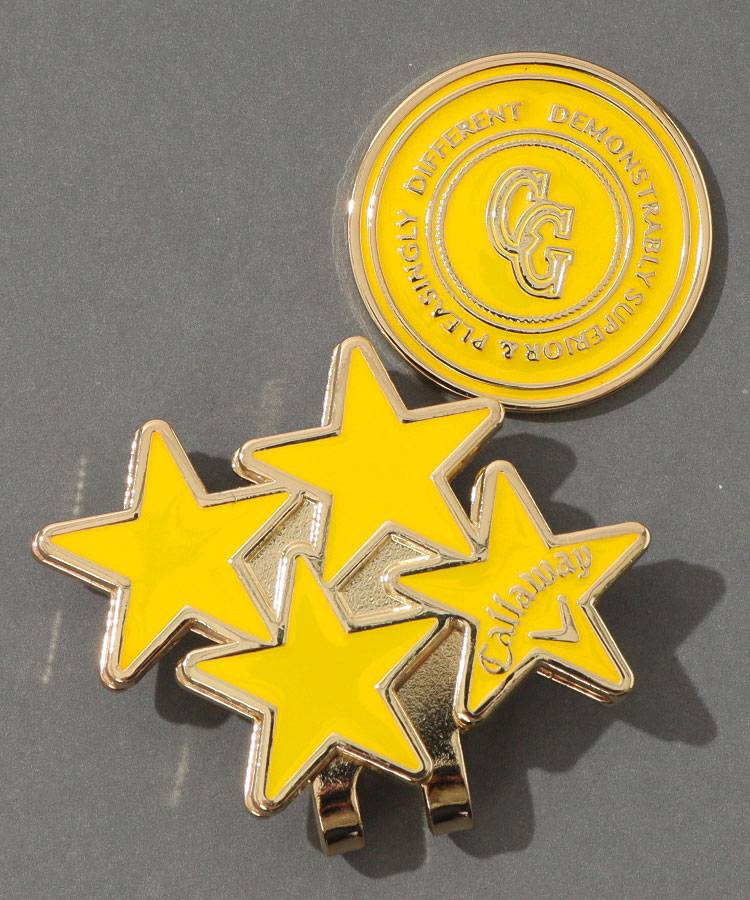 キャロウェイゴルフ バイカラースタークリップマーカー ゴルフウェア レディース ゴルフ女子 CURUCURU