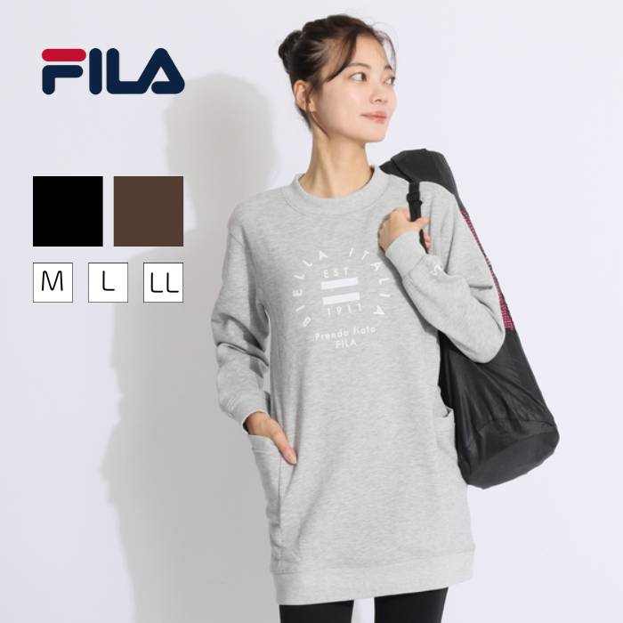 【セール品】 フィラ 【裏起毛UV】ノーカラーワンピース ゴルフウェア レディース 秋冬 ゴルフ女子 CURUCURU