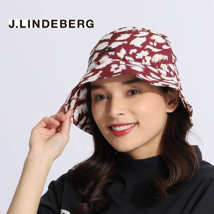 ジェイリンドバーグ グラフィックプリントバケットハット ゴルフウェア レディース 秋冬 ゴルフ女子 CURUCURU