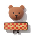 キャロウェイゴルフ 立体くまちゃんクリップマーカー ゴルフウェア レディース 春夏 ブロックチェック柄 ゴルフ女子 CURUCURU