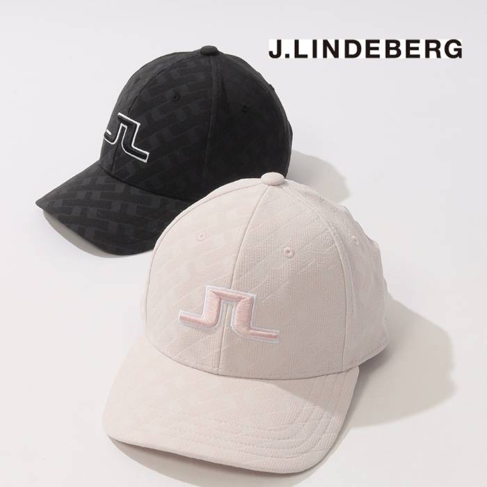 ジェイリンドバーグ 総柄ジャガードロゴキャップ ゴルフウェア レディース 秋冬 ゴルフ女子 CURUCURU