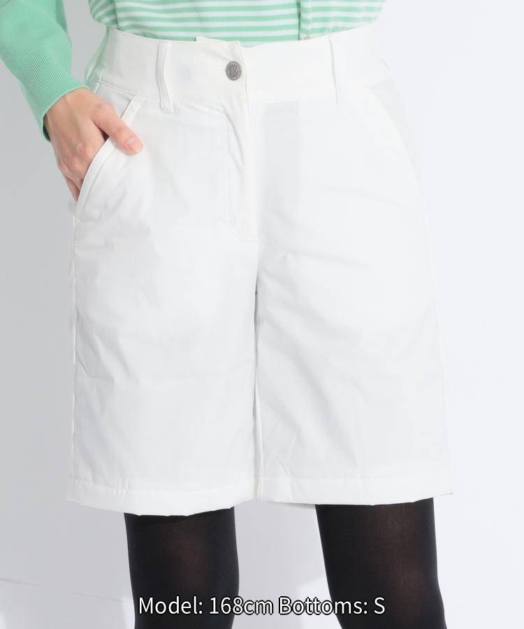 マリクレール 【保温撥水】シンプル中綿ハーフパンツ ゴルフウェア レディース 秋冬 ゴルフ女子 CURUCURU