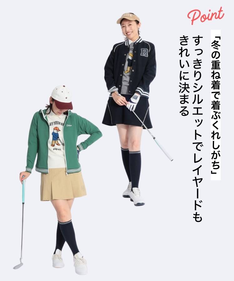 【11/24までタイムセール】 ピン 【CP対象品番】Mr.PINGジャガードクルーネックニット ゴルフウェア レディース 秋冬 ゴルフ女子 CURUCURU