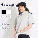 ルコックスポルティフ ゴルフ 【UV】バックロゴ半袖フーディー ゴルフウェア レディー