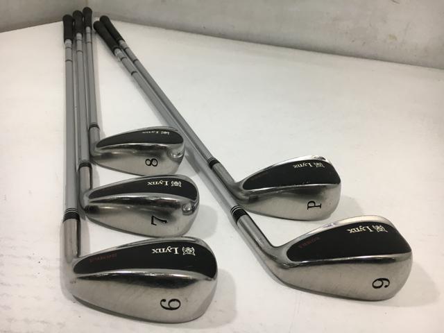 お買い得品！【3980円以上で送料無料】【即納】【中古】(5本セット)リンクス BOMBA アイアン オリジナルカーボン 6〜9.P