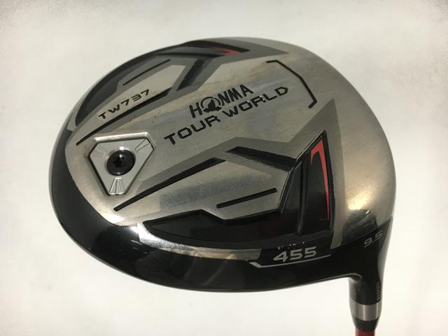 お買い得品！【3980円以上で送料無料】【即納】【中古】ホンマ TOUR WORLD (ツアーワールド) TW737 455 ドライバー VIZARD TYPE-A 60 1W