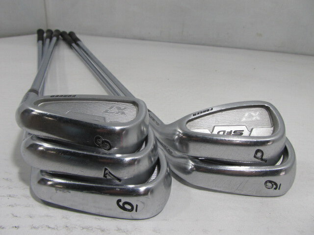 お買い得品！【3980円以上で送料無料】【即納】【中古】(5本セット)ロイヤルコレクション SFD X7 フォージド アイアン 2015 NSプロ 950GH HT 6〜9.P