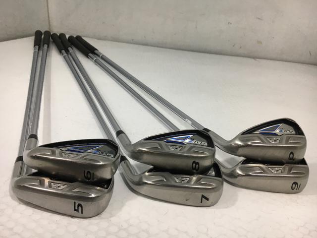 お買い得品！【3980円以上で送料無料】【即納】【中古】(6本セット)コブラ コブラ FLY-Z XL アイアン 2015 (USA仕様) オリジナルスチール 5〜9.P