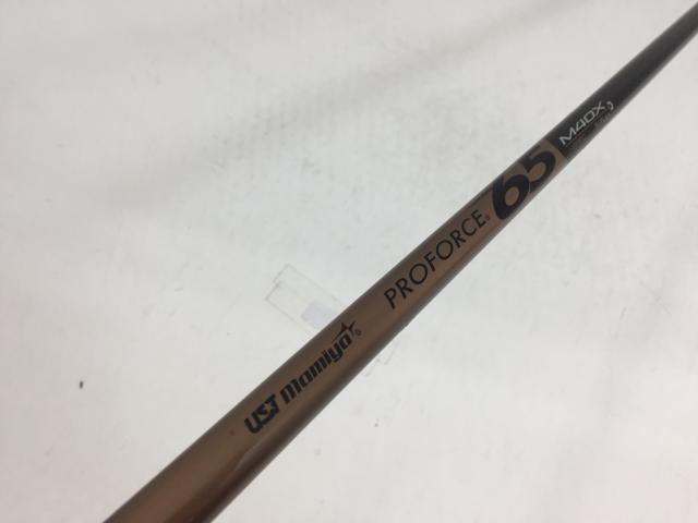 ※当店で掲載している中古ゴルフクラブは原則として現品限りの商品となります。 ※掲載商品の在庫情報は定期的に更新を行っておりますが、欠品となる場合がございます。 欠品の場合は誠に申し訳ございませんがキャンセルのご連絡、お手続きをさせて頂きます。 予めご了承いただけますようお願いいたします。 < 程度 : B+ > &nbsp;※下記「程度説明」参照 商品詳細 種別 シャフト単品 メーカー テーラーメイド モデル シャフト単品 (テーラーメイド スリーブ付) シャフト PROFORCE 65 M40X JP SPEC バランス 番手 1W ロフト 選択なし 硬さ S 長さ 42.25 重量 123g 性別/利き腕 男/右 メーカー希望小売価格 - 補足情報 グリップ/ゴルフプライド/グリップ程度 B+ ミニドライバー用。 中古 ゴルフクラブ クラブ（男性右利き用） シャフト単品 テーラーメイド（TaylorMade） シャフト単品 (テーラーメイド スリーブ付) PROFORCE 65 M40X JP SPEC 選択なし S 程度:B+ 42.25 【13時までのご注文は当日発送致します！】★クラブ買取サービスもあります！中古 ゴルフクラブ クラブ（男性右利き用） シャフト単品 テーラーメイド シャフト単品 (テーラーメイド スリーブ付) PROFORCE 65 M40X JP SPEC 選択なし S 程度:B+ 42.25 【13時までのご注文は当日発送致します！】★クラブ買取サービスもあります！