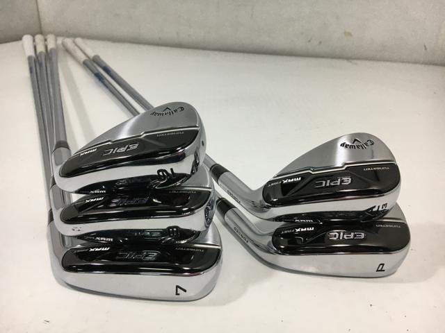 お買い得品！【3980円以上で送料無料】【即納】【中古】(5本セット)キャロウェイ EPIC MAX FAST (エピック マックス ファスト) アイアン 2021 NSプロ ZELOS 7 7〜9.P.A
