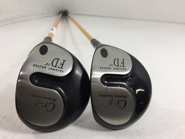 【3980円以上で送料無料】【即納】【中古】ロイヤルコレクション CV-3 フェアウェイ USTプロフォース65 GOLD ウッドセット