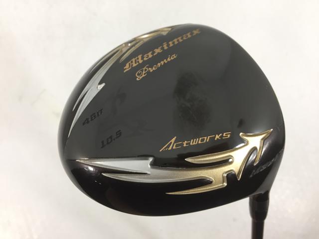 【3980円以上で送料無料】【即納】【中古】ワークス ゴルフ マキシマックス ブラック プレミア リミテッド MAX1.7 ドライバー (超高反発) ワークテック V-SPEC α5 1W