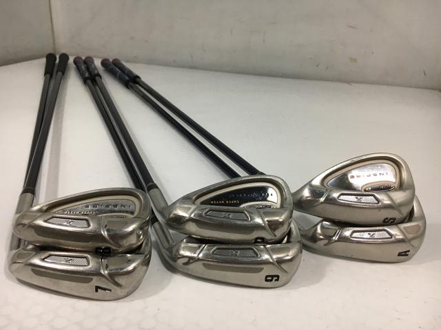 【3980円以上で送料無料】【即納】【中古】(6本セット)キャスコ パワートルネード インスパイア アイアン マルチラップ40 7〜9.P.A.S