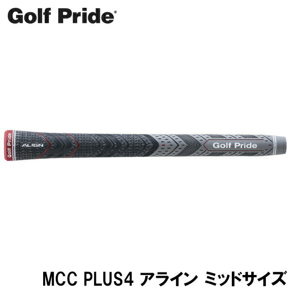 Golf Pride ゴルフプライド MCC PLUS4 アライン ミッドサイズ ゴルフグリップ ［M4XM-GY］