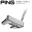 【カスタム可能】 PRIME TYNE 4 プライムタインフォー PING PUTTER 2023 ピン パタークラブ ゴルフ ネオマレット型 角型