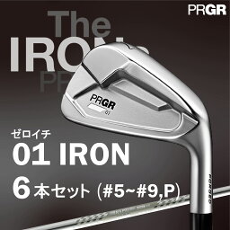 プロギア アイアン 01 IRON ゼロイチ 2023モデル PRGR 6本セット スペックスチールIII Ver.2 ゴルフクラブ