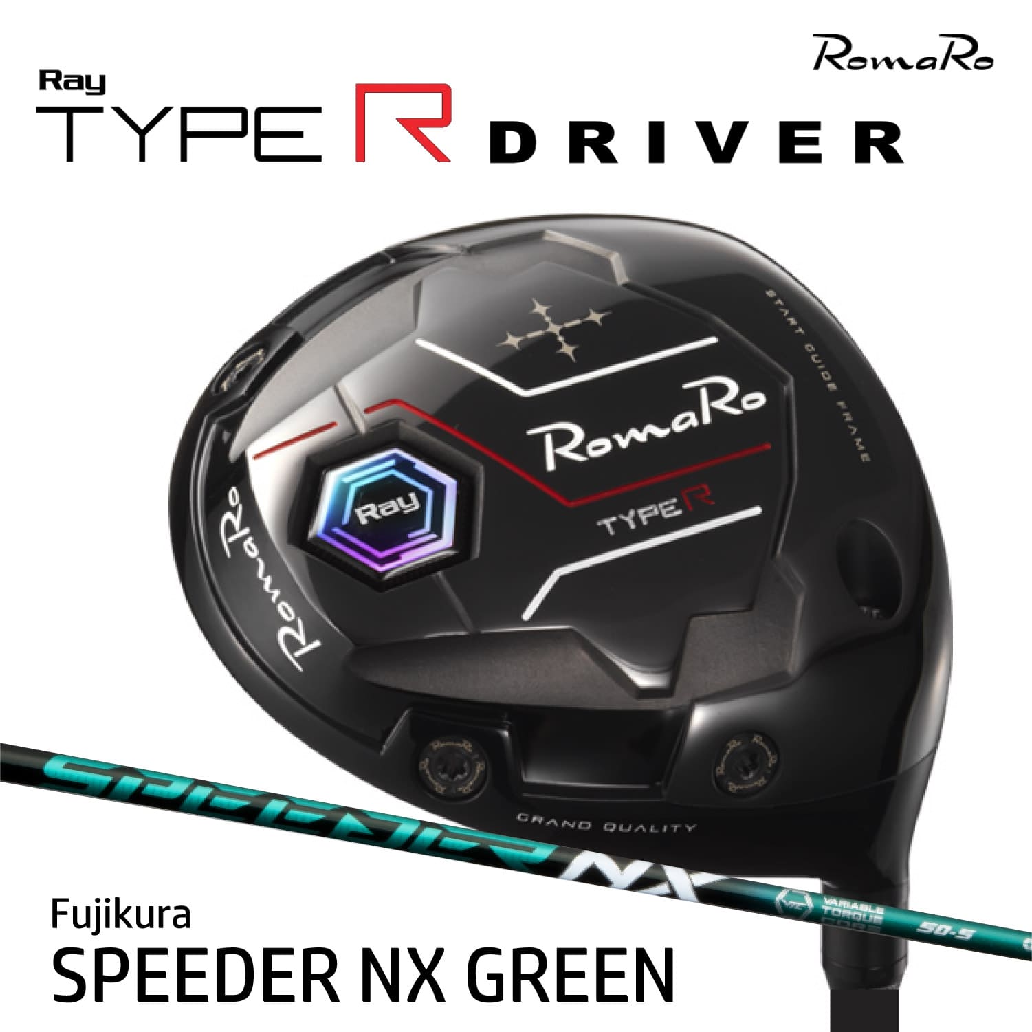 RomaRo Ray TYPE R DRIVER レイ タイプアール ドライバー SPEEDER NX GREEN ロマロ カーボンシャフト ゴルフクラブ