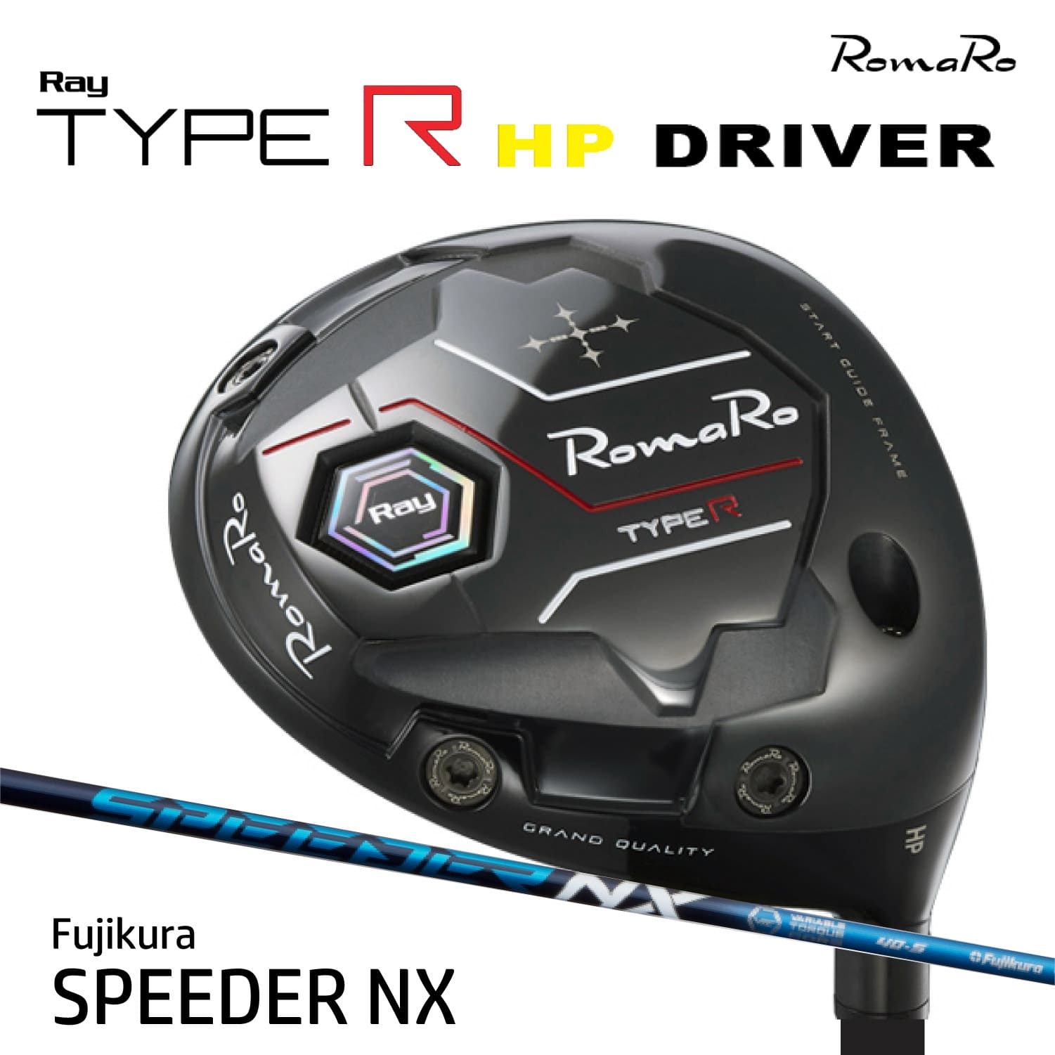 RomaRo Ray TYPE R HP DRIVER レイ タイプアール ドライバー SPEEDER NX ロマロ カーボンシャフト ゴルフクラブ