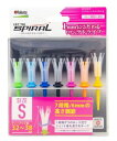 ゴルフ用品 タバタ GV1419S リフトティー スパイラル Sサイズ 7本入り ゴルフティー TABATA GOLF LIFT TEE SPIRAL