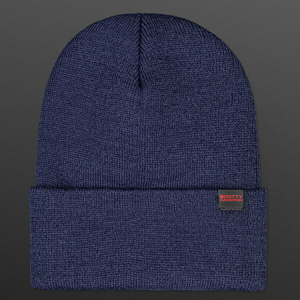 スコッティキャメロン レッド サークル T パッチ ニットキャップ ネイビー フリーサイズ Scotty Cameron ビーニー NAVY SC060025 RED Circle T