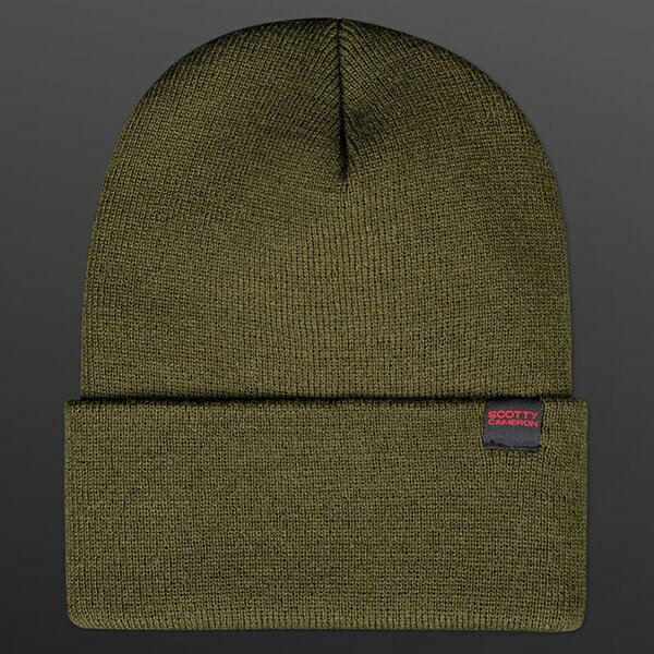 スコッティキャメロン ダンシング キャメロンロゴ ニットキャップ オリーブ フリーサイズ Scotty Cameron ビーニー OLIVE SC060030 Circle T
