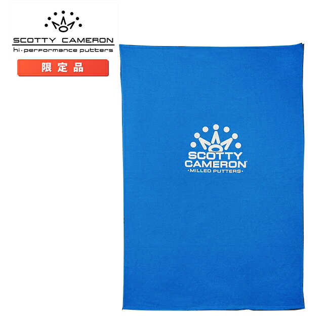 スコッティ キャメロン 7ポイントクラウン カーブランケット ロイヤルブルー ヘザー SCOTTY CAMERON SC CROWN CAR BLANKET ROYAL BLUE HEATHER 026341