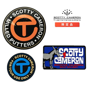 スコッティキャメロン ステッカー 3枚セット Scotty Cameron サークルT / ラグーナフォントロゴ ジャック ザ ドンキー