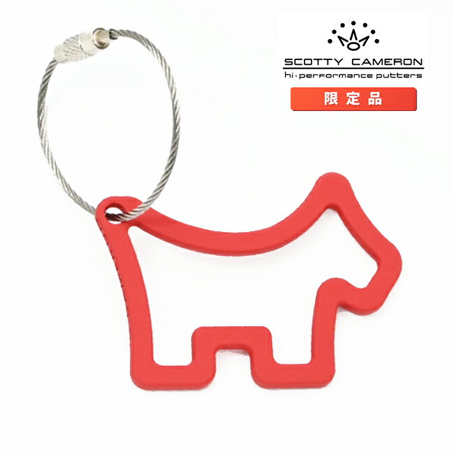 スコッティキャメロン スコッティドッグ ソフトタッチ キーフォグ キーホルダー レッド 限定 Scotty Cameron Kye Fob Scotty Dog Red