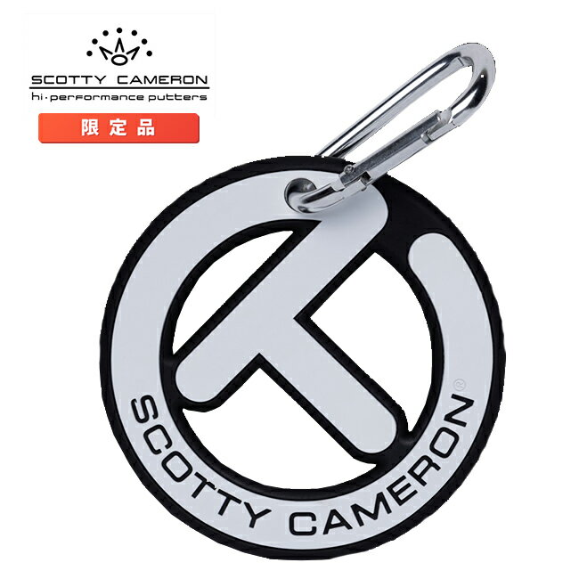 スコッティキャメロン サークルT ラバー パッティングディスク クッキーカッター ホワイト バッグタグ カラビナ付き Scotty Cameron Circle T キャメロン