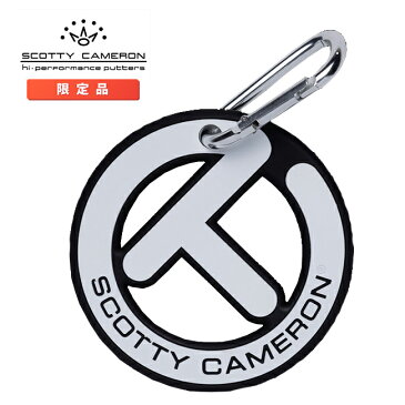 スコッティキャメロン サークルT ラバー パッティングディスク クッキーカッター ホワイト バッグタグ カラビナ付き Scotty Cameron Circle T キャメロン