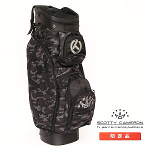 åƥ  T ץ顼 ȥХå ǥХå ֥å  102881 Scotty Cameron EXPLORER CART BAG Black Camo