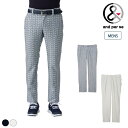 【50%OFF SALE】and per se アンパスィ メンズ ヒートハイテンションモノグラムプリントパンツ 起毛 ストレッチ AMF5011F1 CACB...