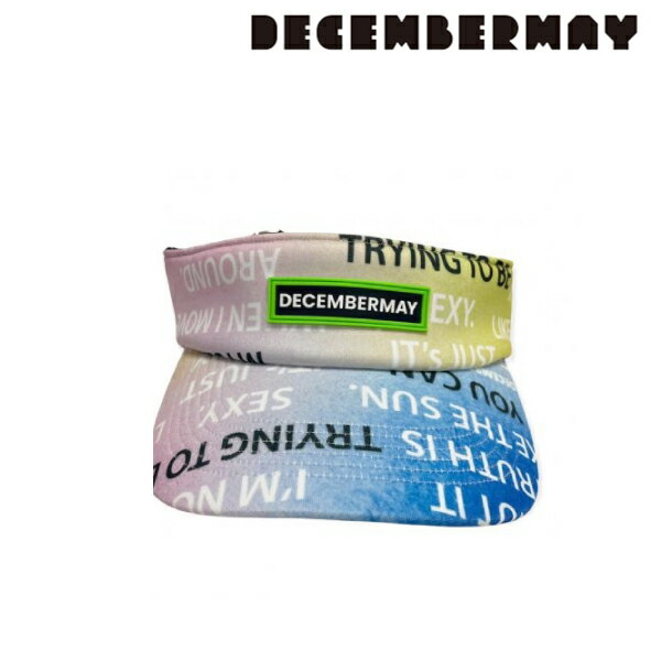 DECEMBERMAY ディセンバーメイ メンズ レディース Art message sunvisor 吸水性 3-999-5113 CACB_02