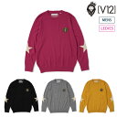 V12　ヴィトゥエルブ　メンズ・レディース　STAR ELBOW KNIT　クルーニット【メリノウール 　エルボーパッチ】V122120-KN02 CACB_02