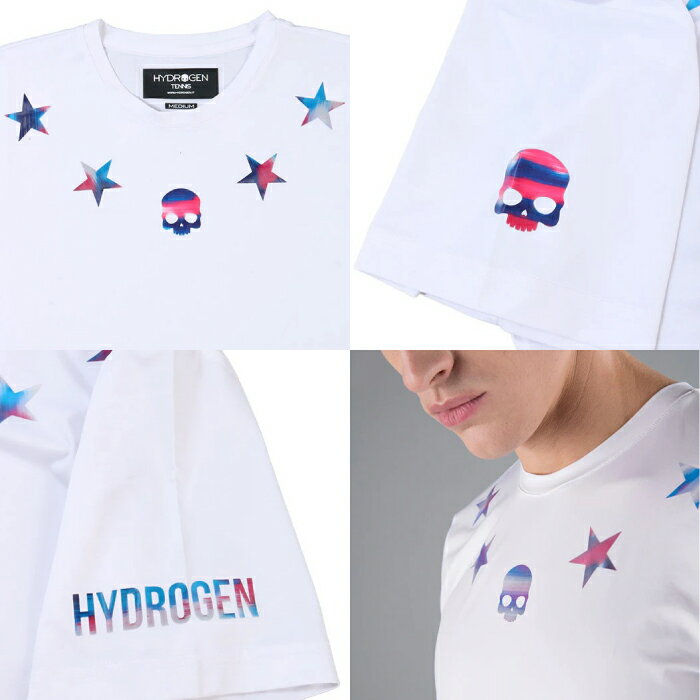 HYDROGEN ハイドロゲン メンズ スターテックTシャツ / STAR TECH TEE 通気性 ストレッチ 731-70241001 CACC_02