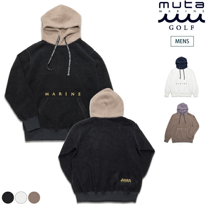 muta MARINE GOLF ムータマリンゴルフ メンズ ボア プルオーバーパーカー【全3色】MMJC-443195 CACC_02