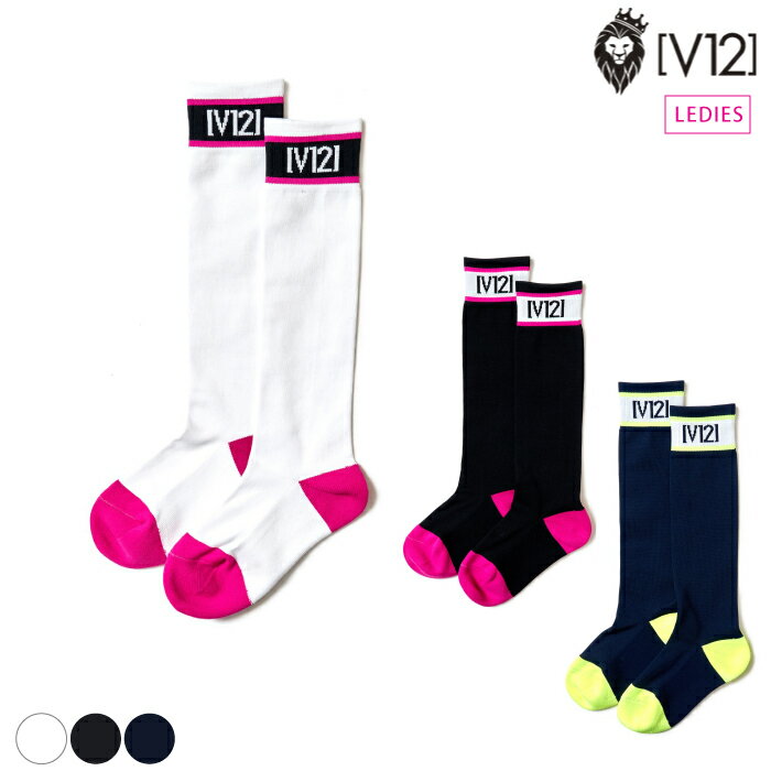 V12 ヴィトゥエルブ レディース COLOR HIGH SOCKS ハイソックス V122220-AC31 CACC_02 【メール便可】