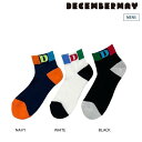 DECEMBERMAY ディセンバーメイ メンズ Skaters ankle sox アンクルソックス 速乾性 伸縮性 通気性 1-999-4010 CACC_01【メール便可】