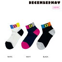 DECEMBERMAY ディセンバーメイ レディース Skaters ankle sox アンクルソックス 速乾性 伸縮性 通気性 2-999-4010 CACC_01【メール便可】