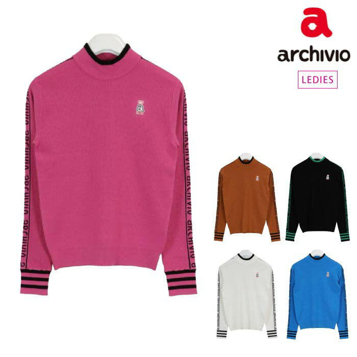【30%OFF SALE】archivio アルチビオ レディース 長袖ニットプルオーバー A318004 CACD_02