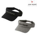 JUN&ROPE’ ジュンアンドロペ メンズ レディース ウールナイロンロゴ入りバイザー EJU13050 秋冬 2023