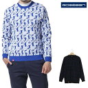 【40%OFF SALE】Rosasenロサーセン メンズ モノグラムジャカードエコニット 044-19911 CACD_02