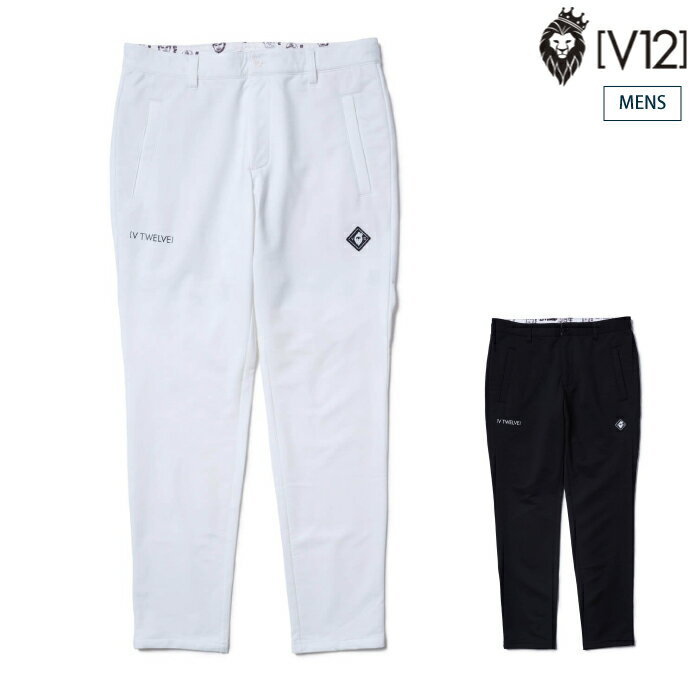 V12 ヴィトゥエルブ メンズ LIV PANTS パンツ 伸縮性 V122321-PN17 秋冬 2023