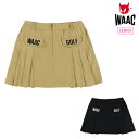 WAAC ワック レディース WOMENS WIDTHタック2WAYスカート サンドベージュ 072234370 秋冬 2023