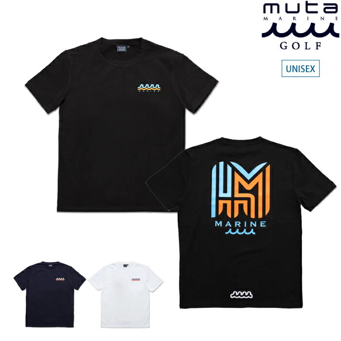 muta MARINE GOLF ムータマリンゴルフ メンズ レディース MAZE MM Tシャツ 全3色 ストレッチ MMAX-434325 CACD_01