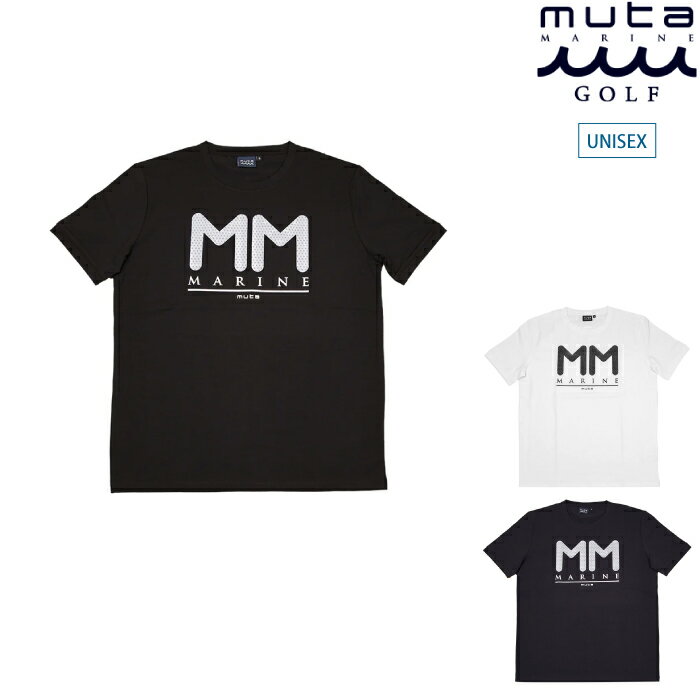 muta MARINE GOLF ムータマリンゴルフ メンズ レディース 3D MM Tシャツ 全3色 ストレッチ MMAX-434379 CACD_01